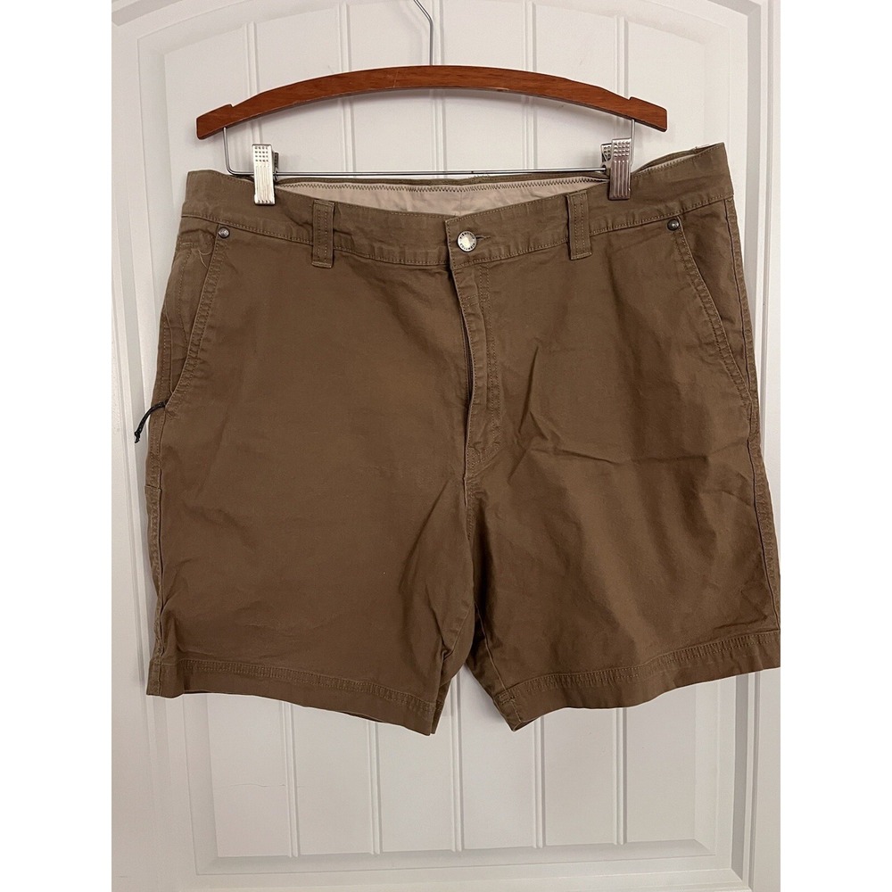 Columbia Men's Shorts Khaki 38" Waist 8" Inseam Cotton Blend 221